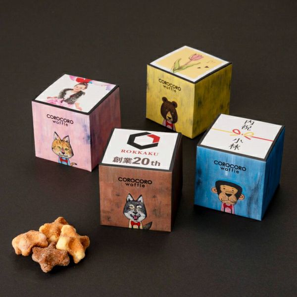 オリジナルキューブコロコロ まとめ買い プチギフト 退職 結婚式 名入れ お菓子 クッキー ノベルティ 産休 記念品 ワッフル ケーキの店 R L エール エル オリジナルキューブコロコロ まとめ買い プチギフト 退職 結婚式 名入れ お菓子 クッキー ノベルティ 産休 記念品 ワッフル ケーキの店 R L エール エル