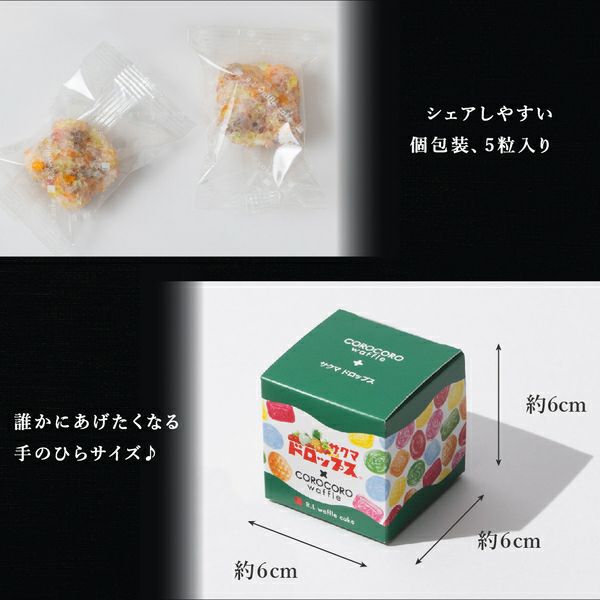 チョココロ ワッフルケーキ 6種入り ＆ コロコロワッフル キューブ サクマ
